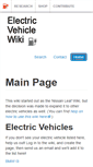 Mobile Screenshot of electricvehiclewiki.com